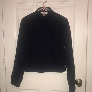 Liz Clairborne Navy Jacket Lined size 10